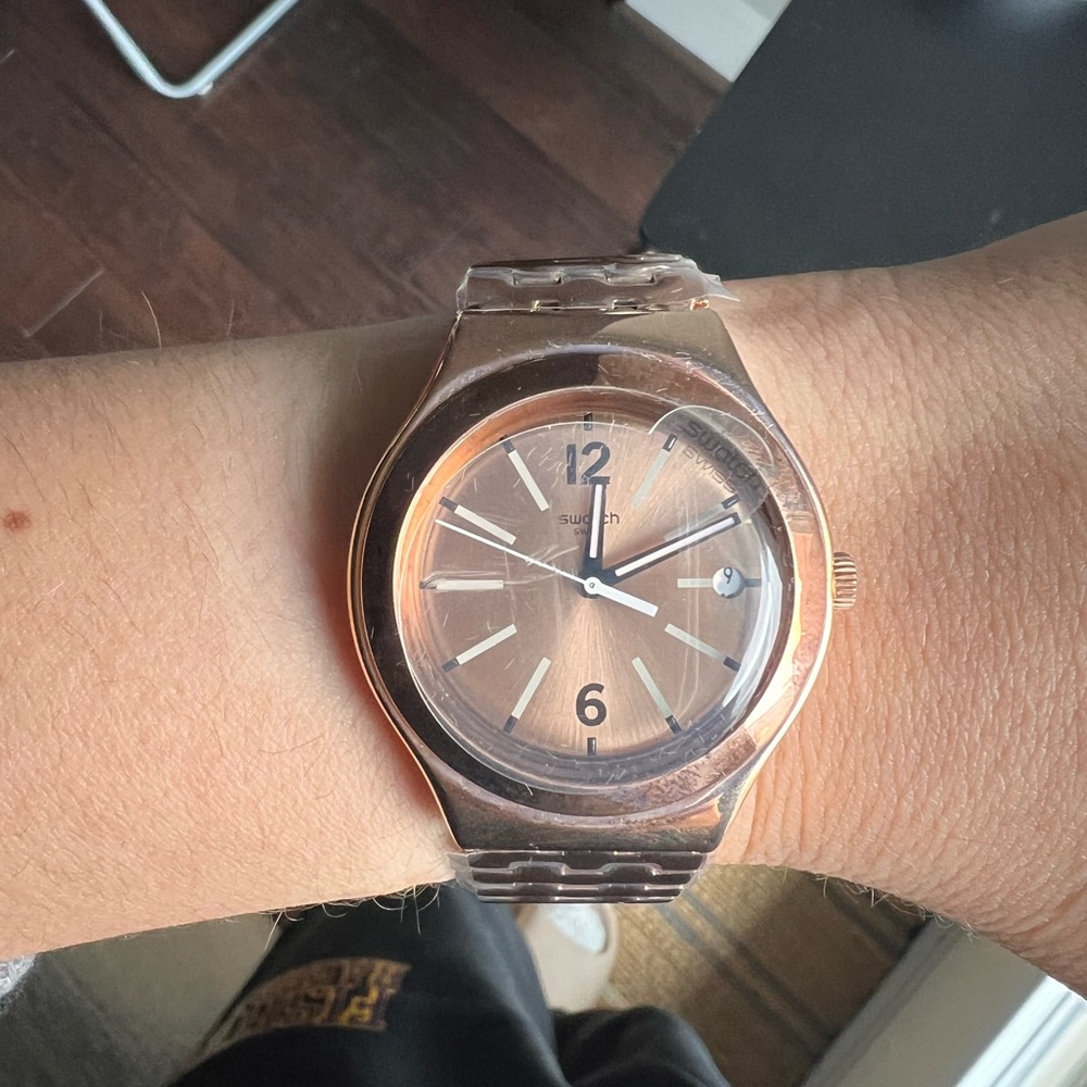 Swatch Rose Gold Stainless Steel Watch - Picture 6 of 6